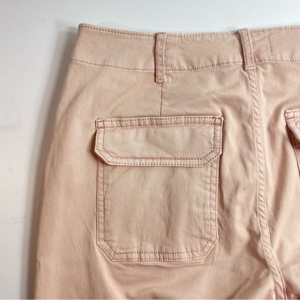ANTHROPOLOGIE PILCRO Women's Pale Pink Twill Stretch Ankle Pants Size 26 - Picture 3 of 9